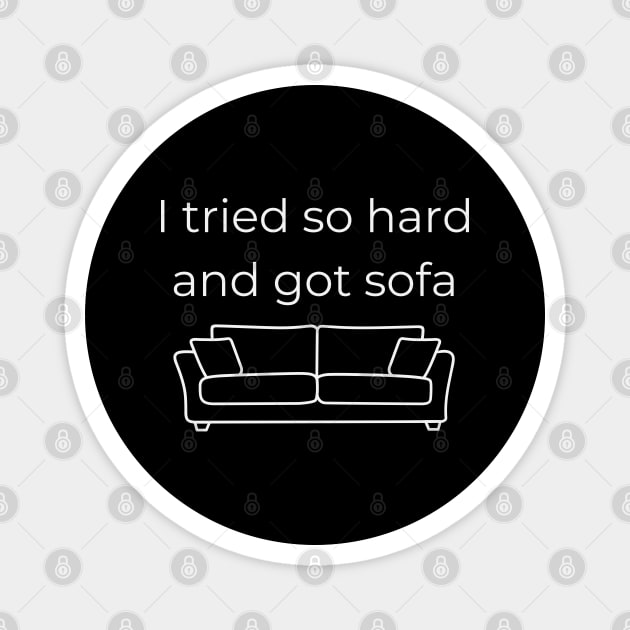 Sofa Rockstar Magnet by Stylecombinator